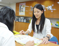 一人ひとりにきめ細かく対応します