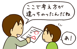 55テストは講師がその場で採点・解説をしてくれます。