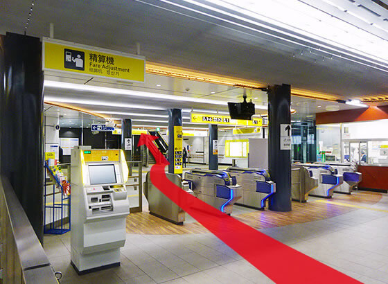 仙台市地下鉄東改札